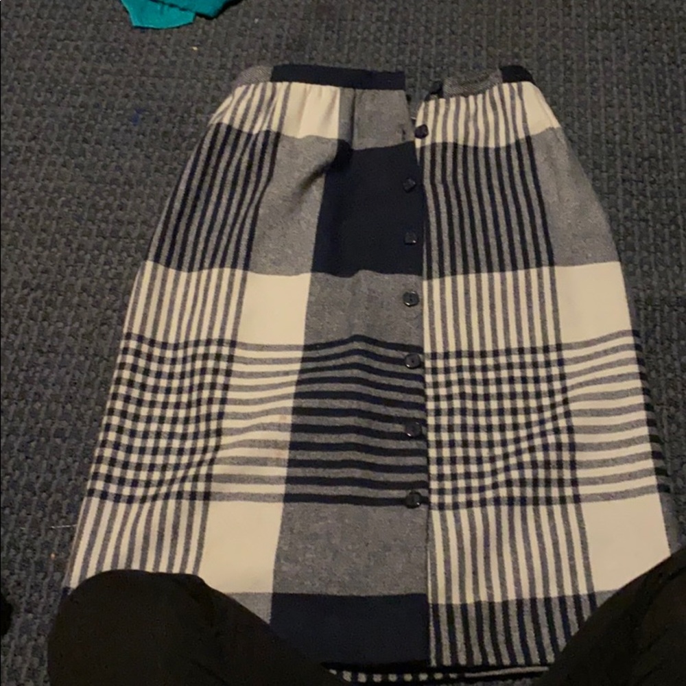 Vintage button down skirt